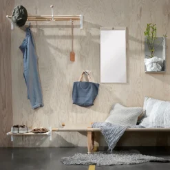 Essem Design Tillbakablick rectangular mirror, Birch Beige