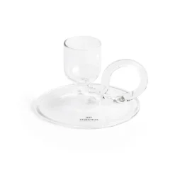 HAY Tiny candle sticks curved, Clear Transparent Discount