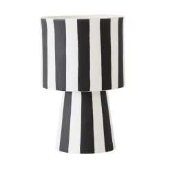OYOY Toppu flower pot Ø10 cm, black-white Multi New