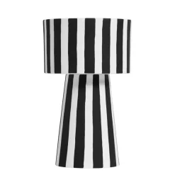 OYOY Toppu flower pot Ø15 cm, black-white BlackWhite Discount