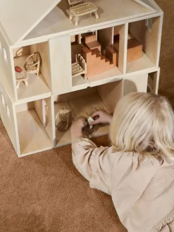 Ferm Living Toro collapsible dollhouse, Natural Beige Hot