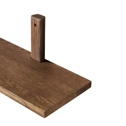 MUUBS Toronto wall shelf 93 cm, Dark oiled oak Brown New