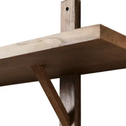 MUUBS Toronto wall shelf 93 cm, Dark oiled oak Brown New
