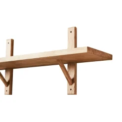 MUUBS Toronto wall shelf 93 cm, Natural oiled oak Brown Online