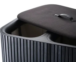 Joseph Joseph Tota Luxe laundry basket 90 L, Black Clearance
