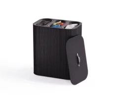 Joseph Joseph Tota Trio Luxe laundry basket 90 L, Black