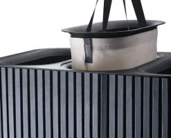 Joseph Joseph Tota Trio Luxe laundry basket 90 L, Black