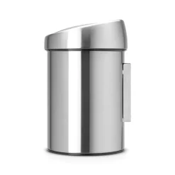 Brabantia Touch Bin (for wall) plastic inner bucket 3 L, Brushed steel Silver-coloured Best