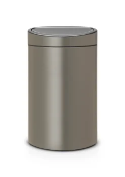 Brabantia Touch Waste Bin recycle with plastic Inner Bucket 10/23 L, Brown Grey Sale