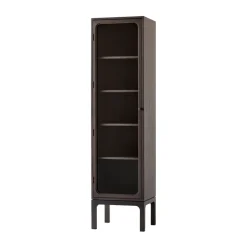 &Tradition Trace SC87 display cabinet 50x192x40 cm, Dark stained oak Brown Sale