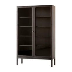 &Tradition Trace SC88 display cabinet 120x192x40 cm, Dark stained oak Brown Hot