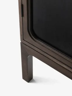 &Tradition Trace SC88 display cabinet 120x192x40 cm, Dark stained oak Brown Hot