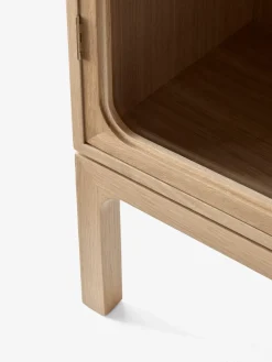 &Tradition Trace SC87 display cabinet 50x192x40 cm, Natural oak Brown Outlet