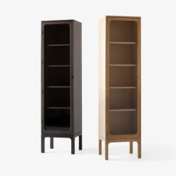 &Tradition Trace SC87 display cabinet 50x192x40 cm, Natural oak Brown Outlet