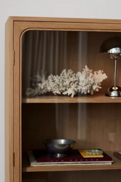 &Tradition Trace SC88 display cabinet 120x192x40 cm, Natural oak Brown