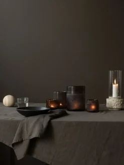 Tell Me More Travertine candle holder, 30 cm Beige Online
