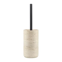 Mette Ditmer Travertine toilet brush 36 cm, Linen Beige Hot