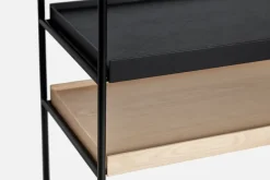Woud Tray shelf low oak, 80x100 cm, Style 1 Beige Online