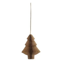 Scandi Living Tree baubles 4-pack, Natural Beige New