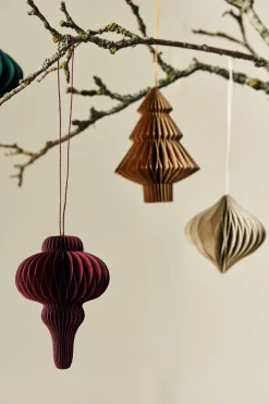 Scandi Living Tree baubles 4-pack, Natural Beige New