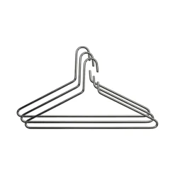 Essem Design Triangel hanger 3-pack, chrome Silver-coloured Clearance