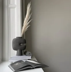 101 Copenhagen Tribal vase medio, Dark Grey