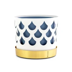 KLONG Trio flower pot drop medium Ø18 cm, White