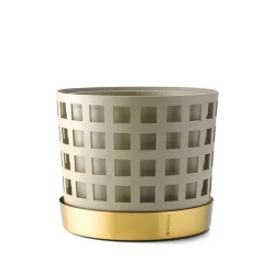 KLONG Trio Pot square flower pot, , medium Ø18 cm Beige Online