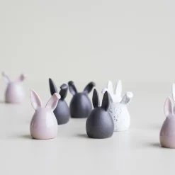 DBKD Triplets easter rabbit 3-pack, dot White