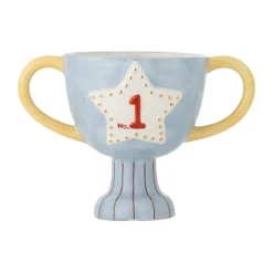 Bloomingville Trophy planter 23x16 cm, Blue Hot