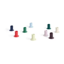 HAY Tube candle stick 5 cm, Pale Blue