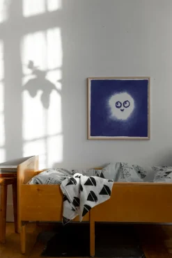 Fine Little Day Tufs poster 50x50 cm, Blue-white BlueWhite Clearance