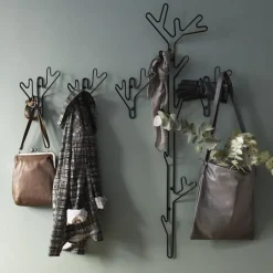 Maze Twig coat hanger, Black Clearance