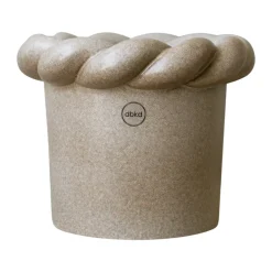 DBKD Twine flower pot Ø14 cm, Beige Clearance