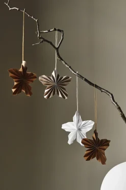 Scandi Living Twinkle baubles 4-pack, Natural Beige Outlet