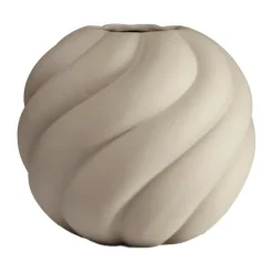 Cooee Design Twist ball vase 12 cm, Sand Beige Outlet