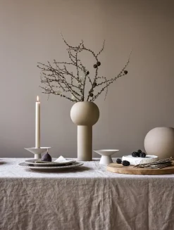 Cooee Design Uma tea light holder, Sand Beige Clearance