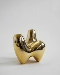 Hein Studio Unity candlestick, Brass Gold-coloured Outlet