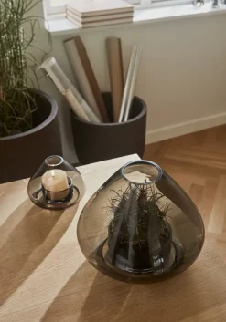 AYTM Uno lantern-vase 21 cm, Black Clearance
