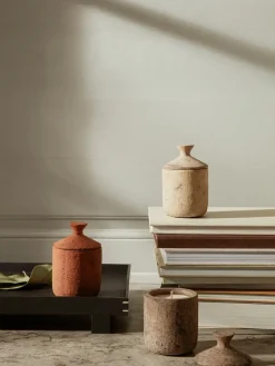 Ferm Living Ura scented candle, Fig Scent Brown Clearance