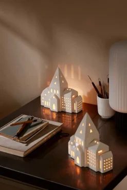 Kähler Urbania candleholder, City White New