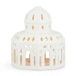 Kähler Urbania candleholder, Glass White Discount