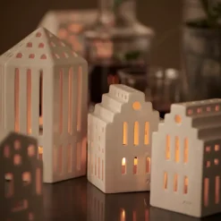 Kähler Urbania candleholder small, Galleri White
