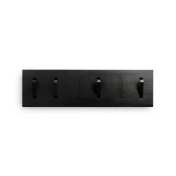 Ethnicraft Utilitile wall hanger clothes hanger, Lacquered oak--large Black Outlet
