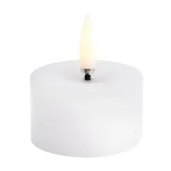 Uyuni Lighting Uyuni LED Block Candle melted, , Ø5x2.8 cm White