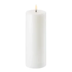 Uyuni Lighting Uyuni LED Block candle Ø7.8 cm, 20.3 cm White Outlet