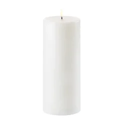Uyuni Lighting Uyuni LED Block candle Ø10.1 cm, 25 cm White New