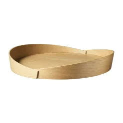 FDB Møbler V43 Top tray Ø38 cm, Lacquered oak Beige
