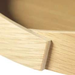 FDB Møbler V43 Top tray Ø38 cm, Lacquered oak Beige