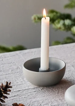 Scandi Living Valley candle sticks Ø12 cm, Grey Outlet